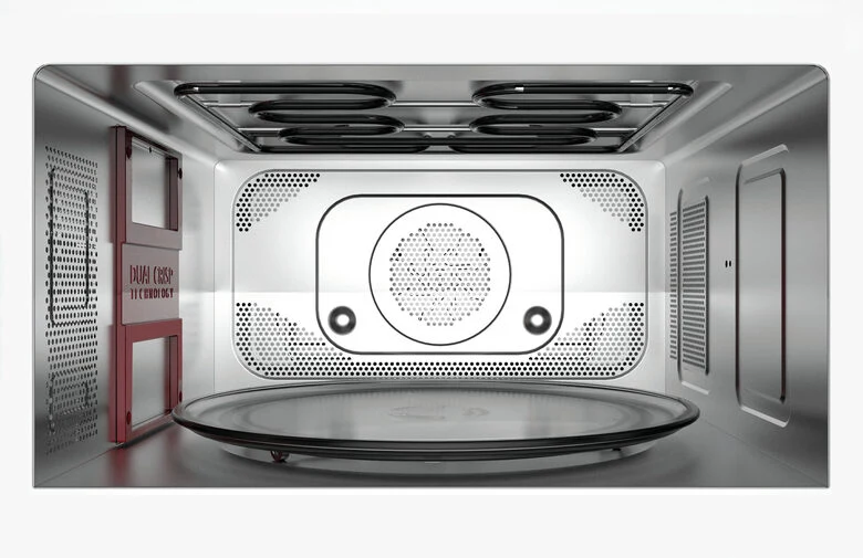 Whirlpool Supreme Chef MWP 337 SB Superficie piana Microonde con grill 33 L 900 W Nero, Argento