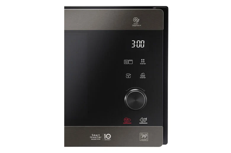 LG MH7265CPT forno a microonde Superficie piana Microonde con grill 32 L 1350 W Nero, Grigio
