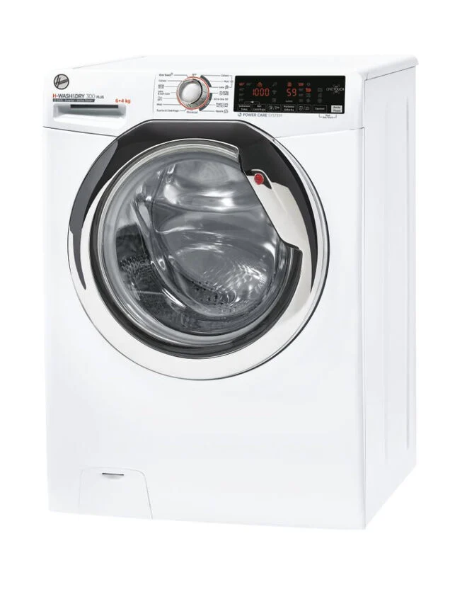 Hoover H-WASH 300 PLUS H3DS4464TAMCE-11 lavasciuga Libera installazione Caricamento frontale Bianco E