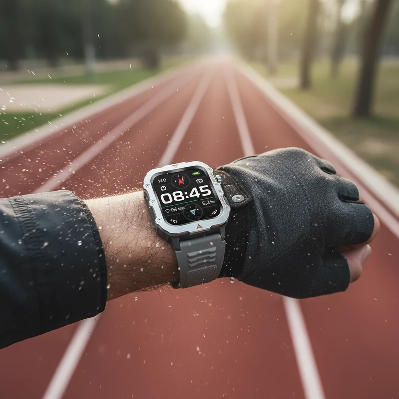 Smartwatch med GPS och Pulsmätare - Sportklocka