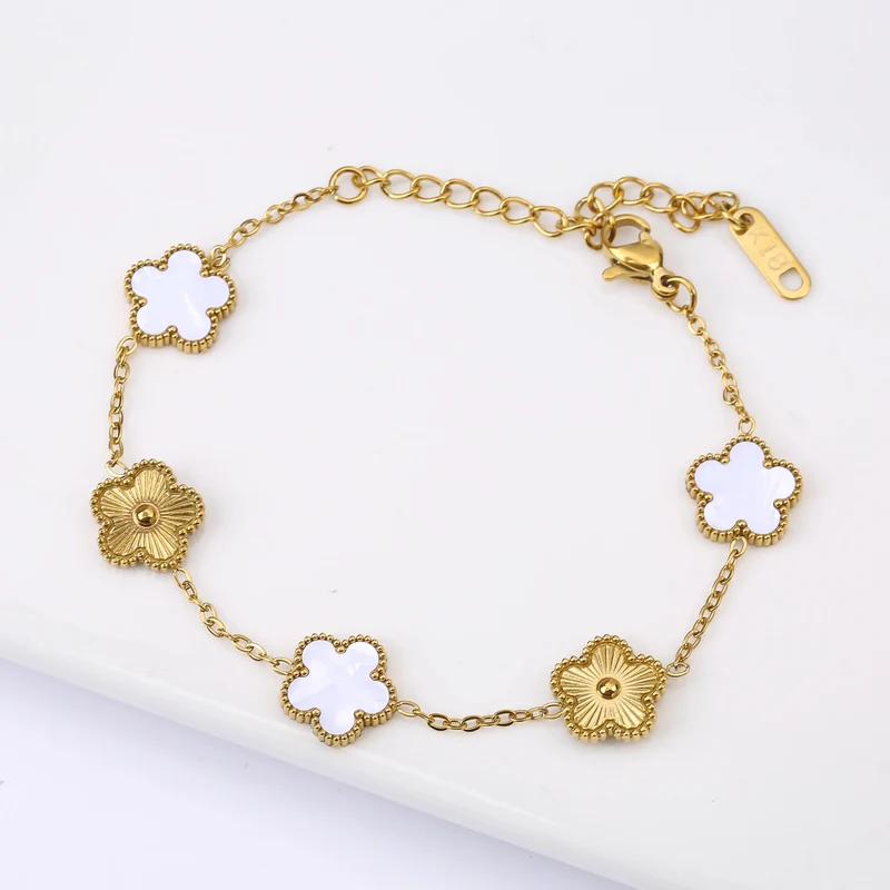 Four-Leaf Clover Bracelet