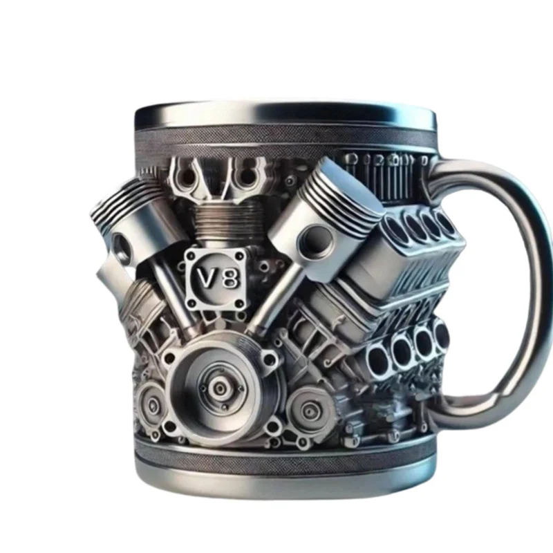 Engine-Shaped Coffee Mug