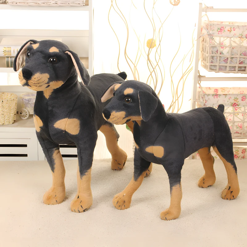 Black Dog Plush Toy