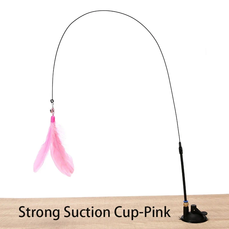 Hands-Free Suction Cup Cat Wand