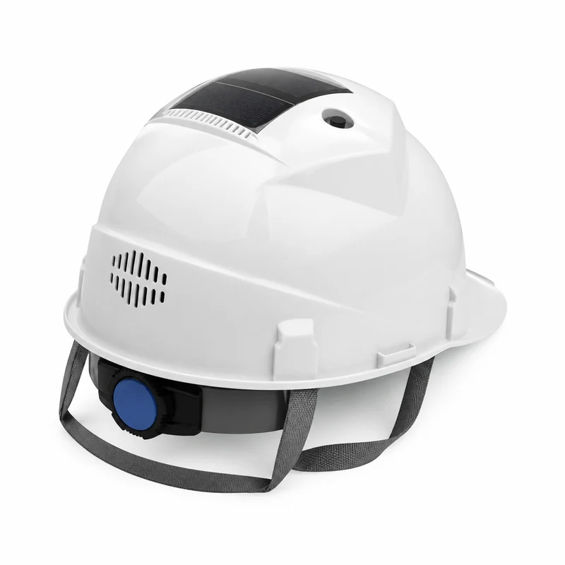 Solar Cooling Fan Helmet