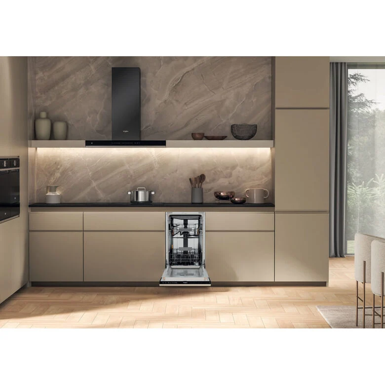 Whirlpool Lavastoviglie 45 cm, classe C, 11 coperti, terzo cesto fisso