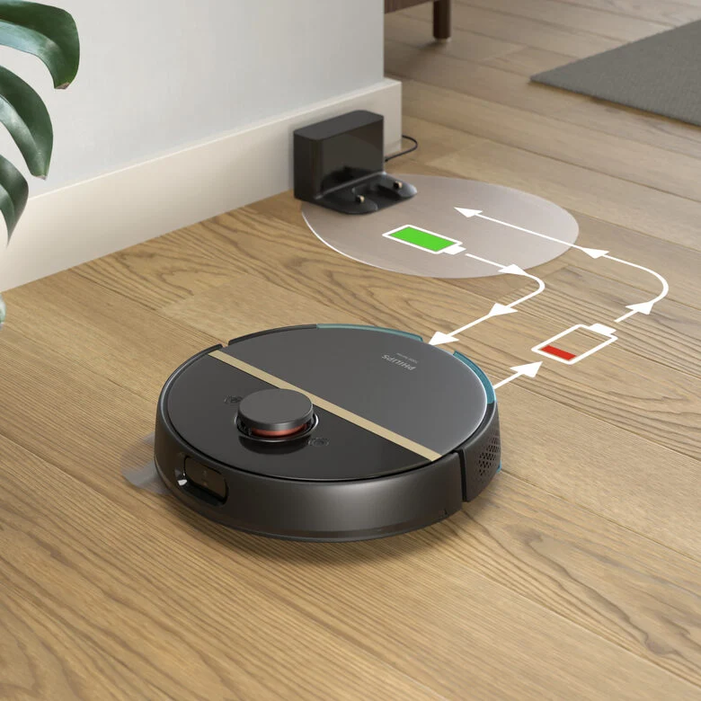 Philips HomeRun Aqua XU7000/01 7000 series Aspirapolvere Robot e lavapavimenti
