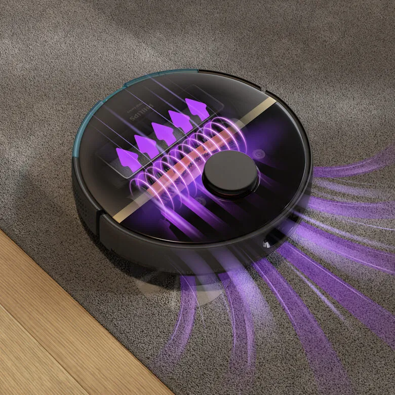 Philips HomeRun Aqua XU7000/01 7000 series Aspirapolvere Robot e lavapavimenti