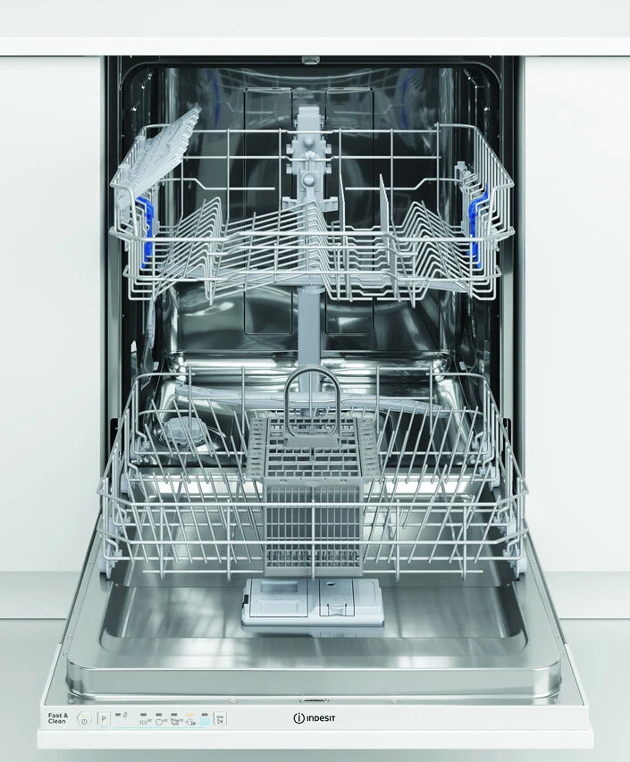 Indesit Lavastoviglie BI 60 cm, classe E, 14 coperti, Push&Go