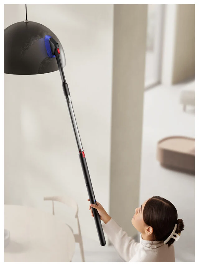 Dyson PencilVac Fluffycones Aspirapolvere elettrica Batteria Secco Senza sacchetto 0,8 L Nero, Grigio