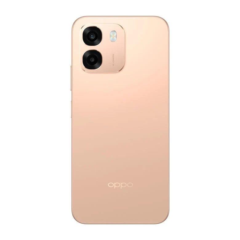 OPPO A6 AI Smartphone, doppia fotocamera 50MP+2, Selfie 8MP, Display 6.75” 120HZ IPS HD+, 6550mAh, RAM 6GB(Esp2GB/4GB/6GB)+ROM 256GB [Versione Italia], Aurora Gold