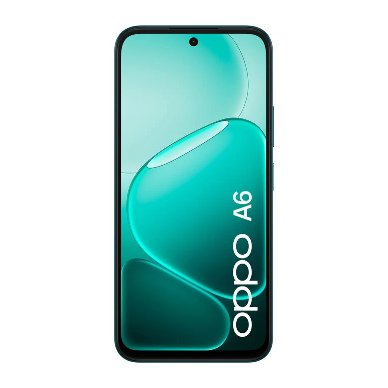 OPPO A6 AI Smartphone, doppia fotocamera 50MP+2, Selfie 8MP, Display 6.75” 120HZ IPS HD+, 6550mAh, RAM 6GB(Esp2GB/4GB/6GB)+ROM 256GB [Versione Italia], Sapphire Black