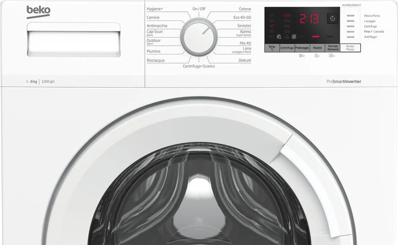 Beko WUXR81282WI/IT: Lavatrice 8kg, Classe A, 1200giri