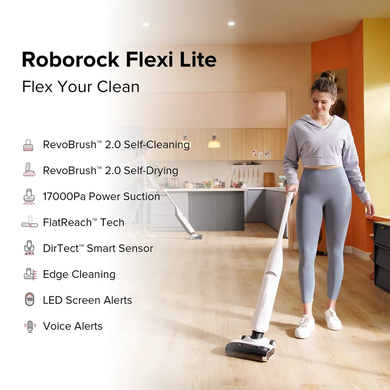 Roborock Flexi Lite Wet and Dry Vacuum Cleaner