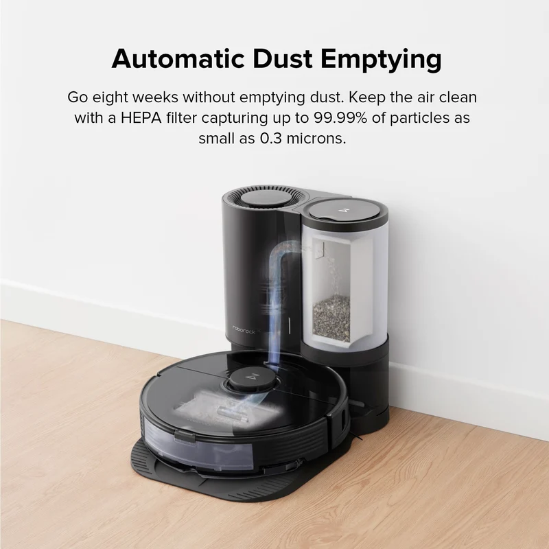 Roborock S7+ Robot Vacuum with Auto-Empty Dock