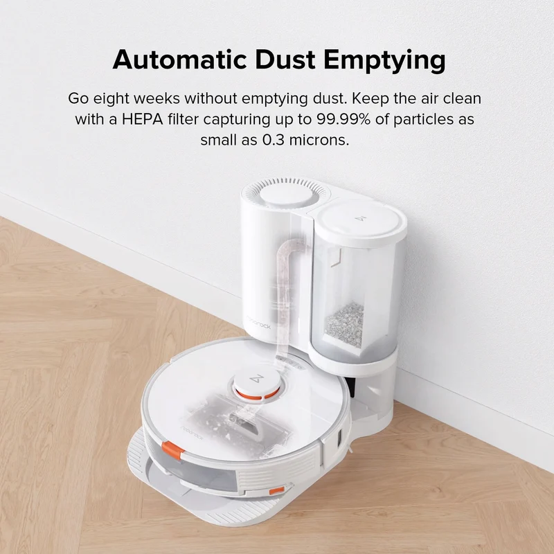 Roborock S7+ Robot Vacuum with Auto-Empty Dock