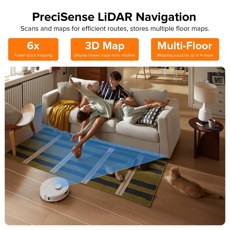 Roborock Qrevo Plus Robot Vacuum with Multifunctional Dock