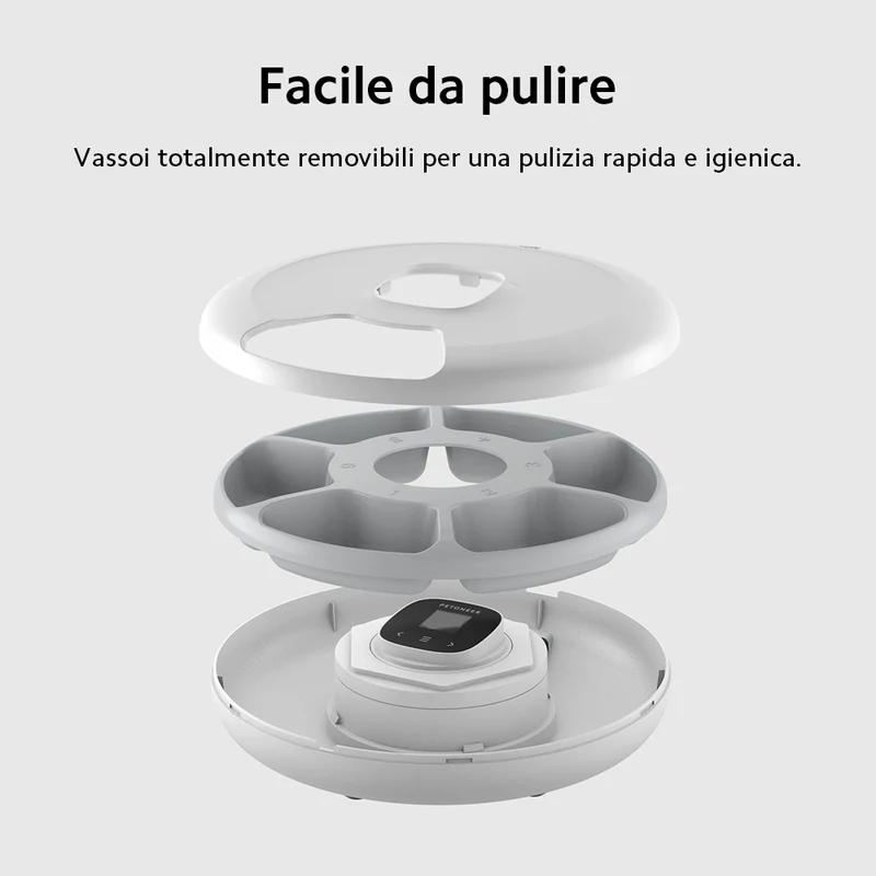 Nutrispin 6 Meal Pet Feeder