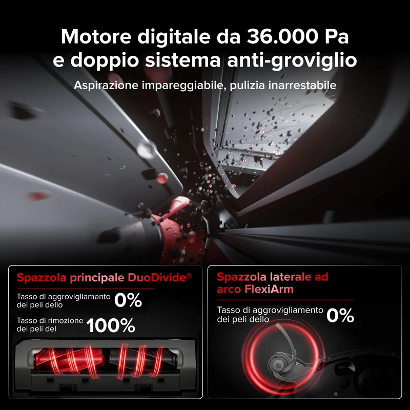 Roborock Saros 20 con sollevamento del telaio AdaptiLift™ Chassis 3.0 per attraversamenti di soglia fluidi e aspirazione da 36.000 Pa