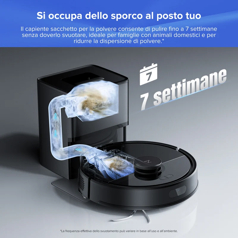 Roborock Q7 L5+ Set Robot Aspirapolvere – Upgrade del Q7 Max+