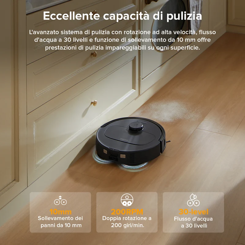 Roborock-QV 35A Set Robot Aspirapolvere – Upgrade del Qrevo S