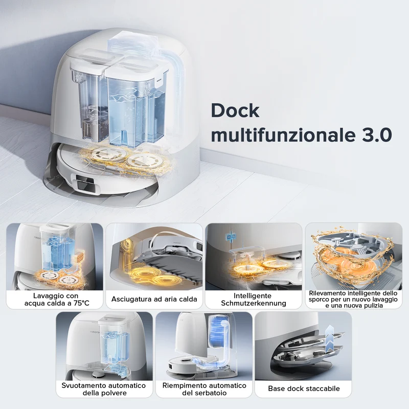 Roborock Qrevo Curv S5X Ricondizionato – 90% come nuovo