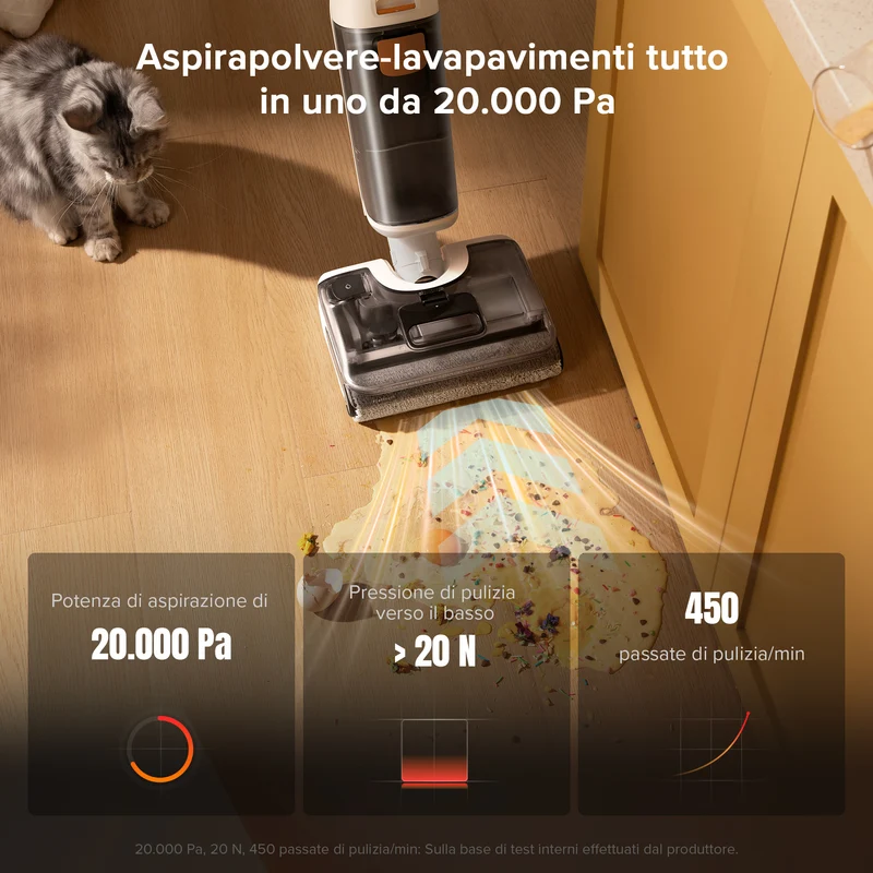Roborock F25 GT aspirapolvere per umido e secco