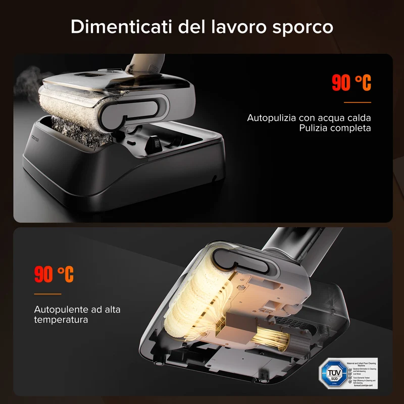 Roborock F25 GT aspirapolvere per umido e secco