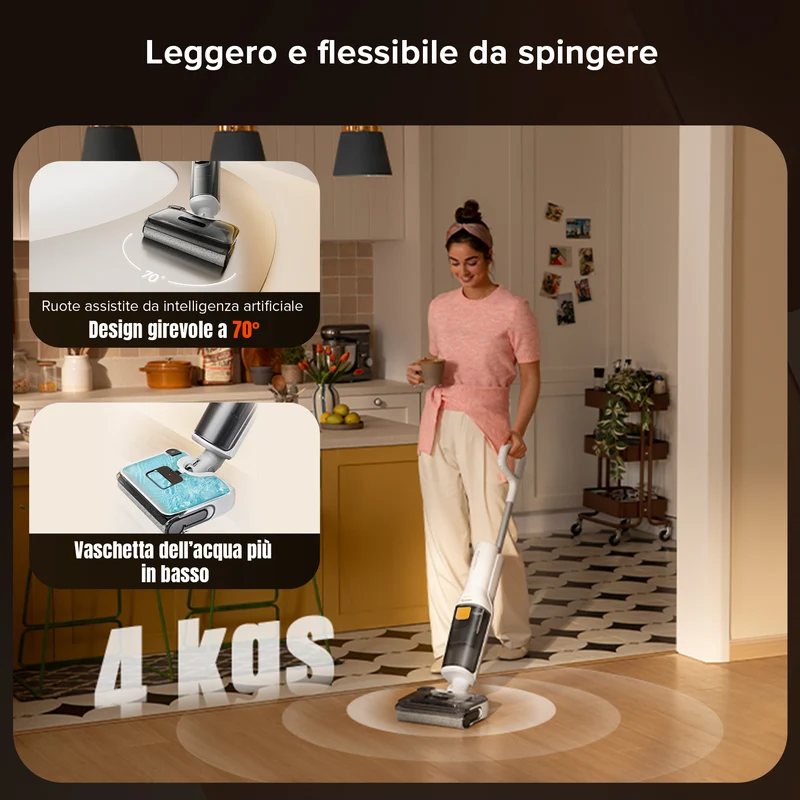 Roborock F25 GT aspirapolvere per umido e secco
