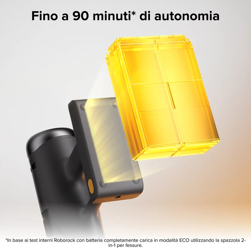 Batteria agli ioni di litio Roborock a 8 celle (2964 mAh) per H60 Hub Ultra / H60 Ultra – Alta capacità per un’autonomia prolungata, compatibile con aspirapolvere senza filo
