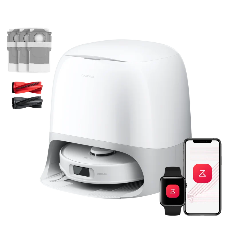 Roborock Qrevo Curv S5X Set robot aspirapolvere con stazione multifunzionale 3.0