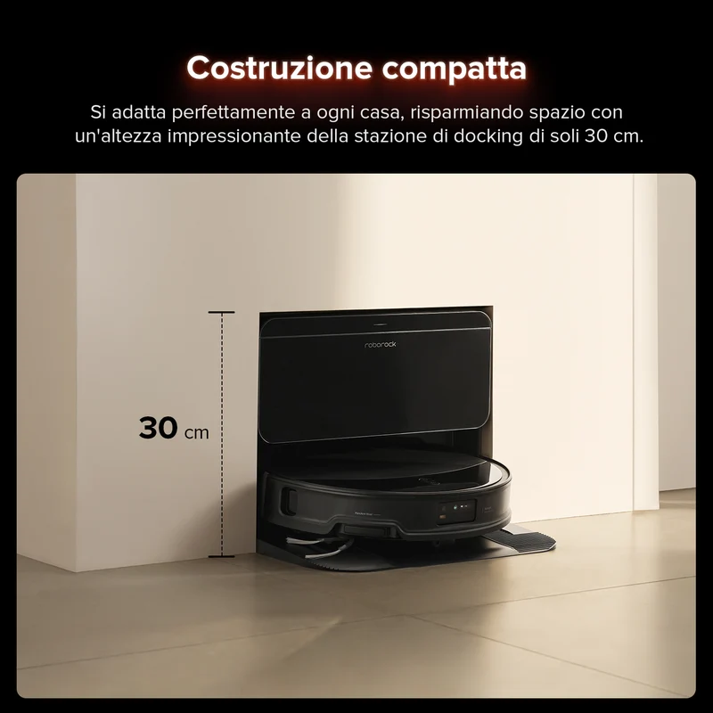Roborock Saros 10R RDS Robot Aspirapolvere con Sistema di Ricarica e Scarico