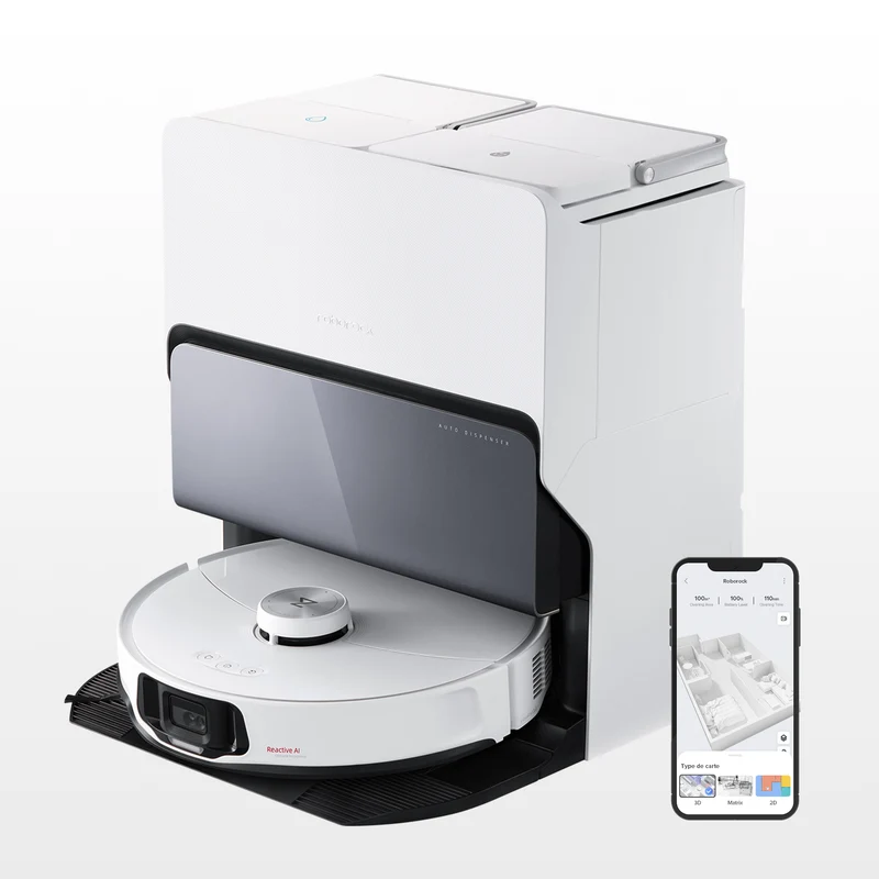 Robot aspirapolvere S8 MaxV Ultra con RockDock® Ultra 8 in 1