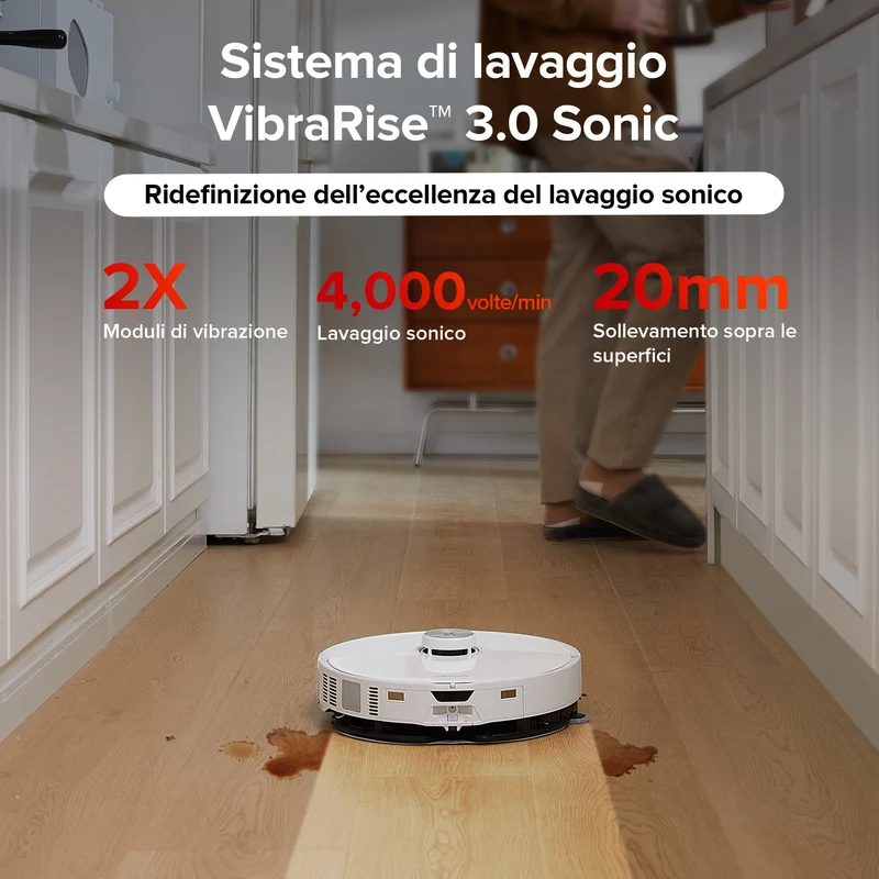 Robot aspirapolvere S8 MaxV Ultra con RockDock® Ultra 8 in 1