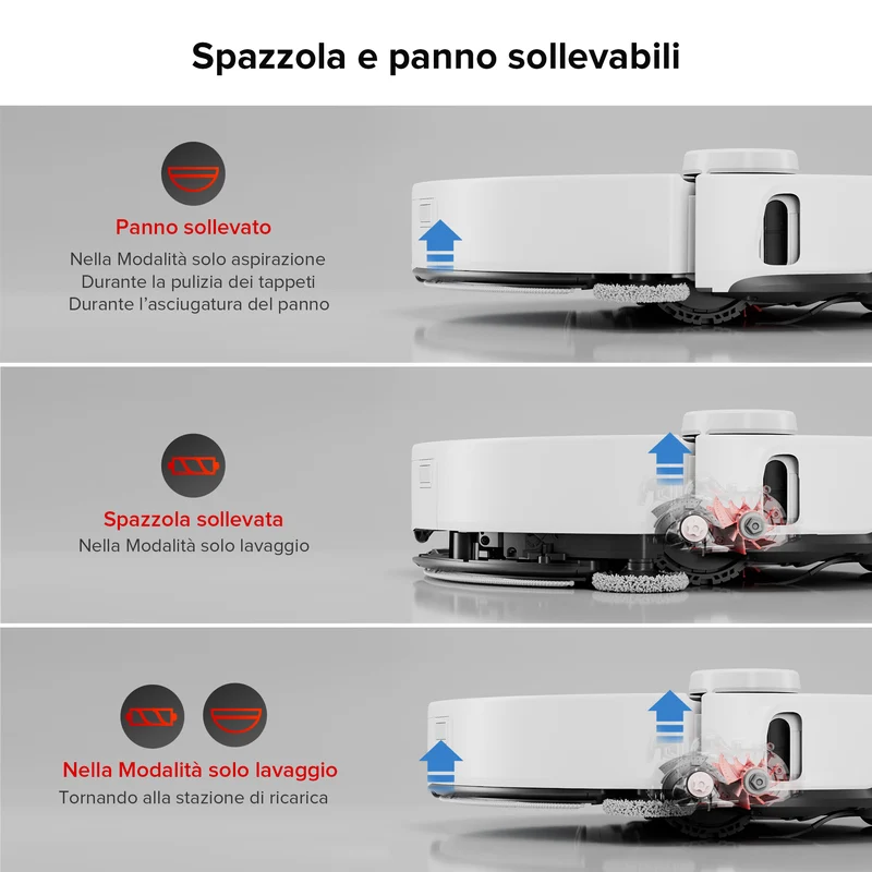 Robot aspirapolvere S8 MaxV Ultra con RockDock® Ultra 8 in 1