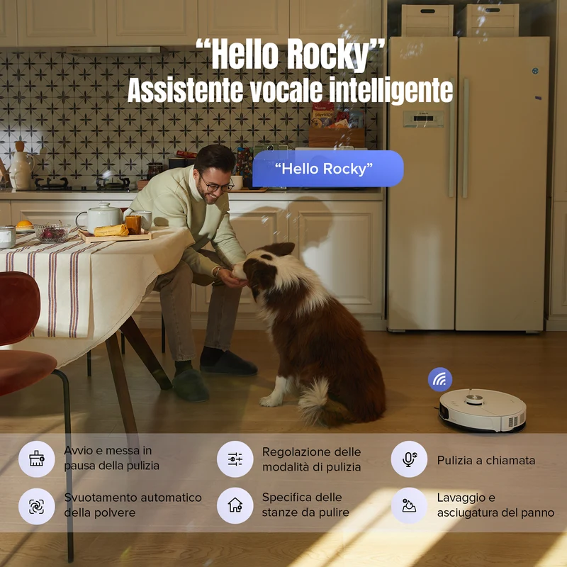 Robot aspirapolvere S8 MaxV Ultra con RockDock® Ultra 8 in 1