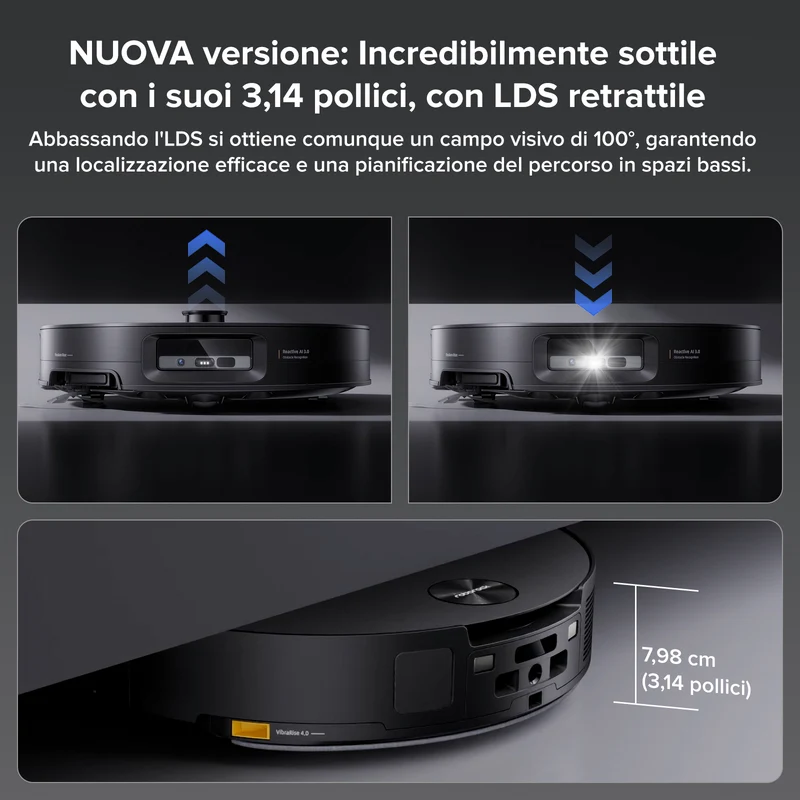 Roborock Saros 10 Nero - Permuta