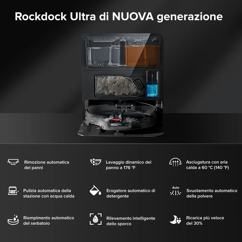 Roborock Saros 10 Nero - Permuta