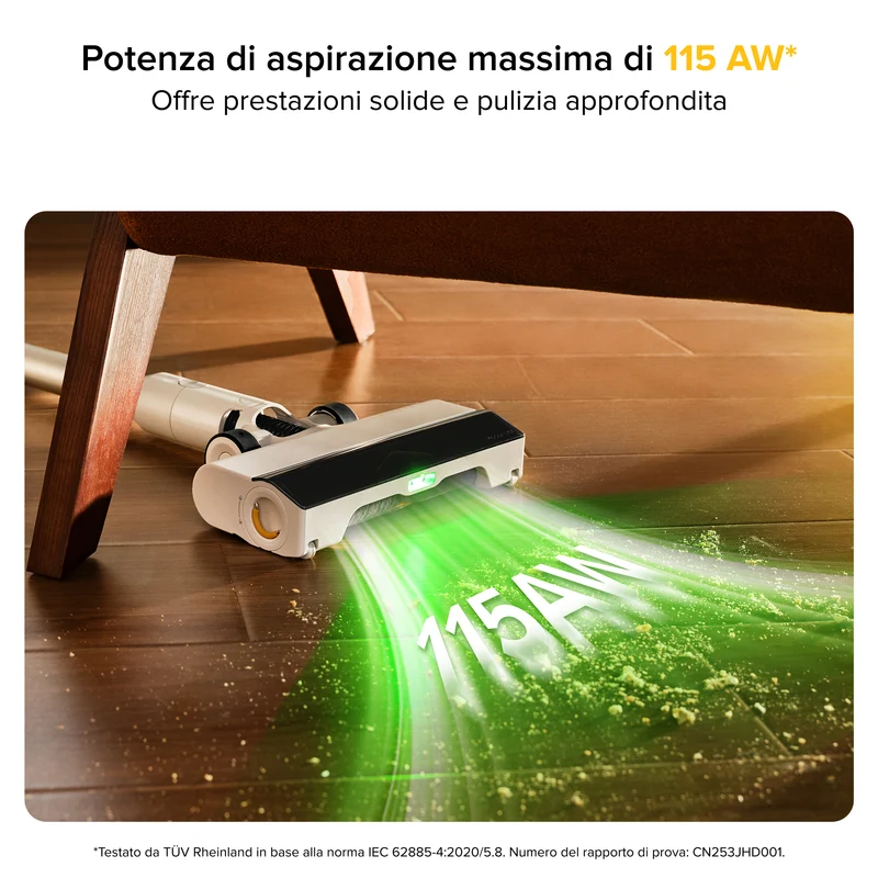 | Roborock H60 Aspirapolvere senza fili portatile
