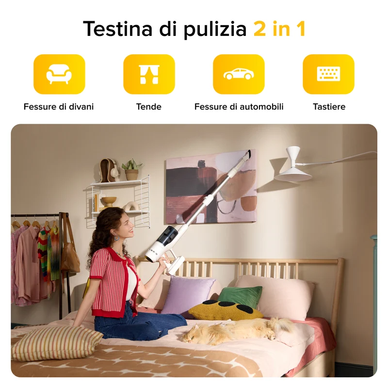 | Roborock H60 Aspirapolvere senza fili portatile