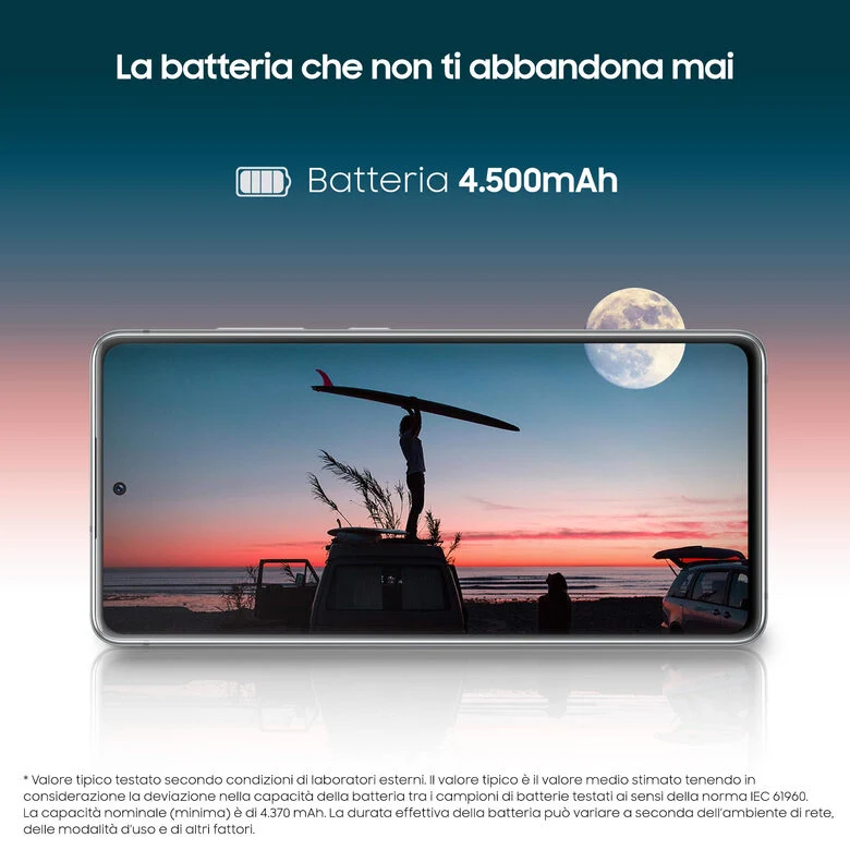 Samsung Galaxy S20 FE 4G, Processore Snapdragon 865, Display 6.5" Super AMOLED, 3 fotocamere posteriori, 128 GB Espandibili, RAM 6GB, Batteria 4.500mAh, Hybrid SIM, Cloud White