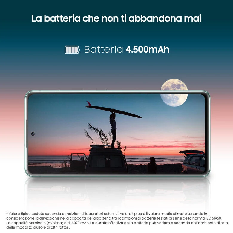Samsung Galaxy S20 FE 4G, Processore Snapdragon 865, Display 6.5" Super AMOLED, 3 fotocamere posteriori, 128 GB Espandibili, RAM 6GB, Batteria 4.500mAh, Hybrid SIM, Cloud Mint