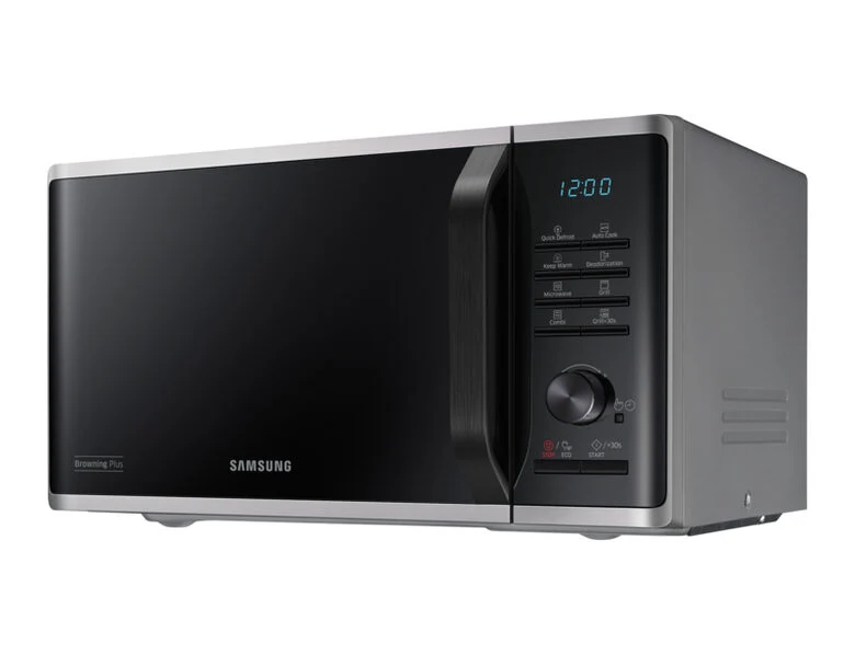Samsung MG23K3515AS forno a microonde Superficie piana Microonde con grill 23 L 800 W Nero, Argento