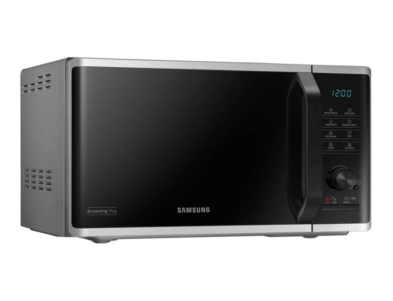 Samsung MG23K3515AS forno a microonde Superficie piana Microonde con grill 23 L 800 W Nero, Argento