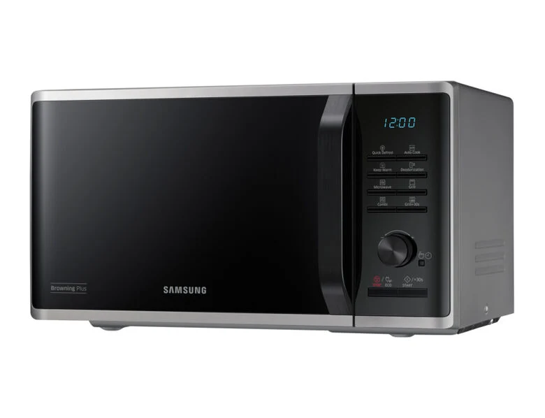 Samsung MG23K3515AS forno a microonde Superficie piana Microonde con grill 23 L 800 W Nero, Argento