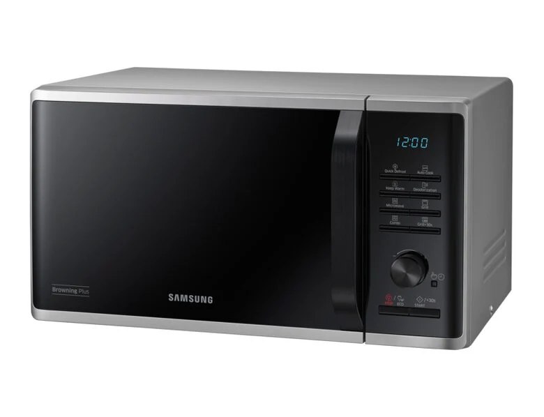 Samsung MG23K3515AS forno a microonde Superficie piana Microonde con grill 23 L 800 W Nero, Argento