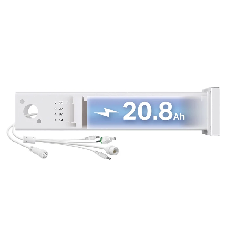 VIGI PS20 - Controller Solare Intelligente con Batteria al Litio, MPPT, Gestione da Remoto e Protezione IP66 per Videosorveglianza Esterna - VIGI