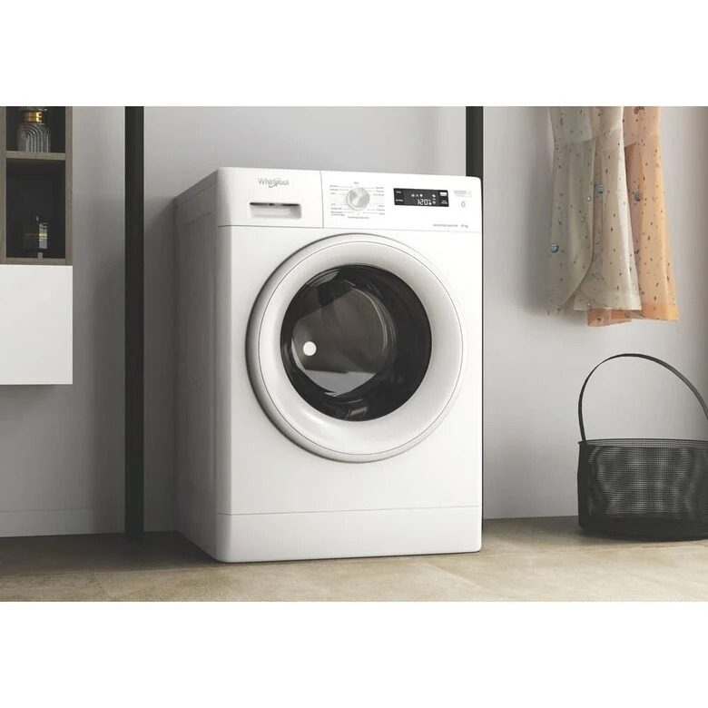 Whirlpool FFS P87 IT Lavatrice A Libera Installazione 8 Kg, 1200 Giri, Classe A-10%, Bianco, Inverter Display Vapore Refresh