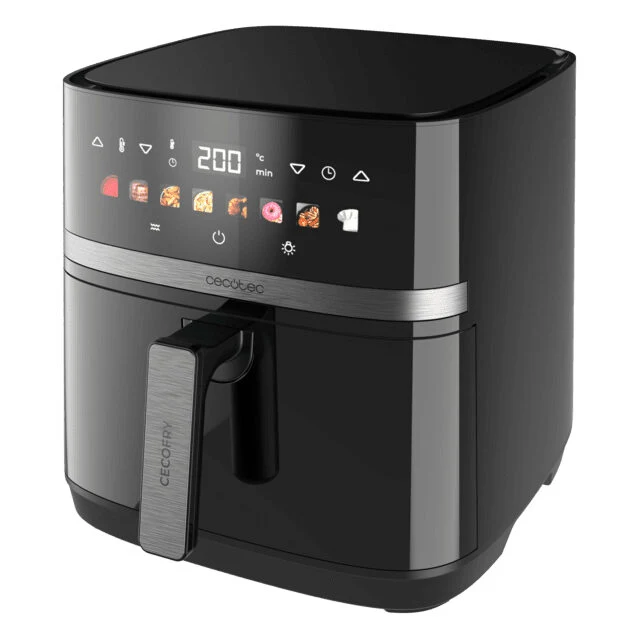 Cecotec Cecofry&Grill Duoheat 8000 Singolo 8 L Indipendente 2200 W Friggitrice ad aria calda Nero