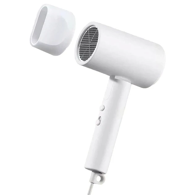 Xiaomi Asciugacapelli Compact Hair Dryer H101 1600W - Pieghevole e Potente - Phon da Viaggio, con Diffusore per styling, 2 livelli di Riscaldamento e Potenza - White/Bianco